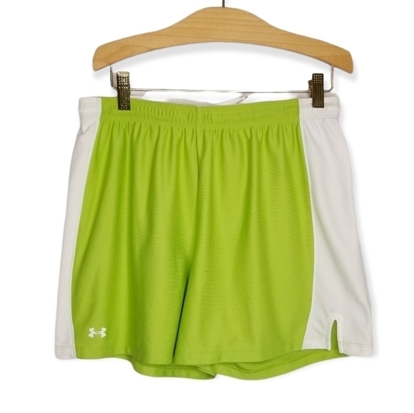 Under Armour Shorts Green & White Size‎ Medium - Picture 2 of 6